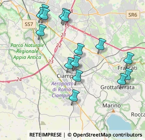 Mappa Via Francesco Petrarca, 00043 Ciampino RM, Italia (4.31267)