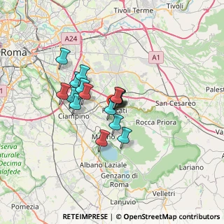 Mappa Viale Vittorio Veneto, 00044 Frascati RM, Italia (4.87125)