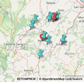 Mappa Salita Martisciano, 86081 Agnone IS, Italia (12.86429)