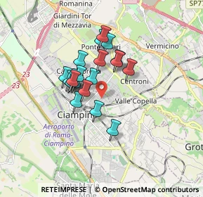 Mappa Via Renzo Bersani, 00043 Ciampino RM, Italia (1.3345)