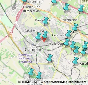 Mappa Via Renzo Bersani, 00043 Ciampino RM, Italia (2.83333)