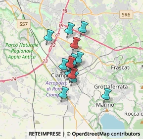 Mappa Via Renzo Bersani, 00043 Ciampino RM, Italia (2.19)