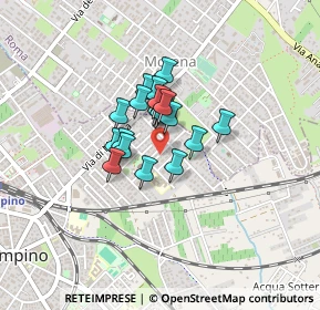 Mappa Via Renzo Bersani, 00043 Ciampino RM, Italia (0.2605)