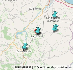 Mappa Via Console Minucio, 86035 Larino CB, Italia (5.95364)