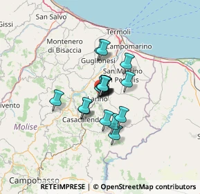 Mappa Via Console Minucio, 86035 Larino CB, Italia (7.80647)