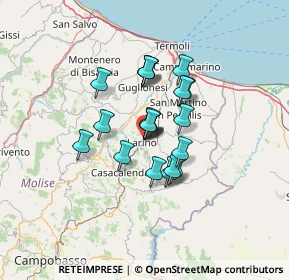 Mappa Via C.Minucio, 86035 Larino CB, Italia (9.362)