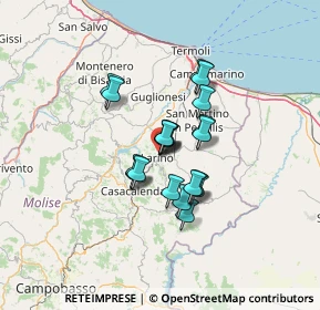 Mappa Via C.Minucio, 86035 Larino CB, Italia (9.533)