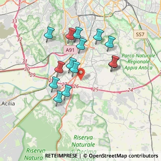 Mappa Via Giorgio Vigolo, 00143 Roma RM, Italia (3.51929)