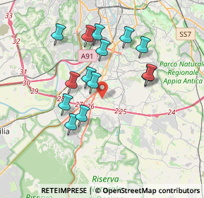 Mappa Via di Acqua Acetosa Ostiense, 00143 Roma RM, Italia (3.51929)