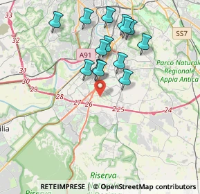 Mappa Via di Acqua Acetosa Ostiense, 00143 Roma RM, Italia (3.77214)