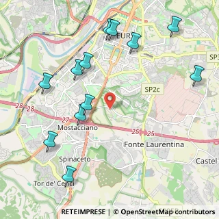 Mappa Via Giorgio Vigolo, 00143 Roma RM, Italia (2.65083)
