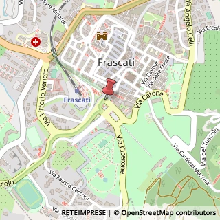 Mappa Piazza Roma, 00044 Frascati RM, Italia, 00044 Frascati, Roma (Lazio)