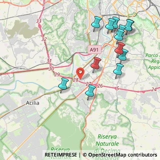 Mappa Via Nanchino, 00144 Roma RM, Italia (5.04077)