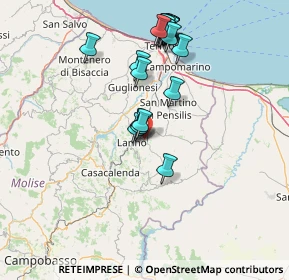 Mappa Contrada Ricupo, 86035 Larino CB, Italia (15.4495)