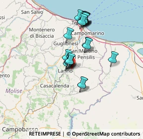 Mappa Contrada Ricupo, 86035 Larino CB, Italia (12.2715)
