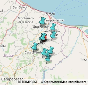 Mappa Contrada Ricupo, 86035 Larino CB, Italia (7.85188)