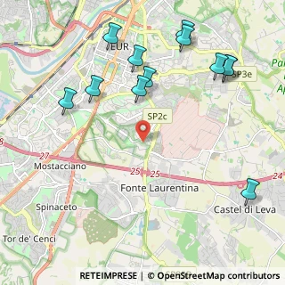 Mappa Via Mario Carucci, 00144 Roma RM, Italia (2.71333)