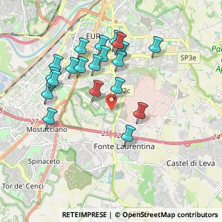 Mappa Via Mario Carucci, 00144 Roma RM, Italia (2.0525)