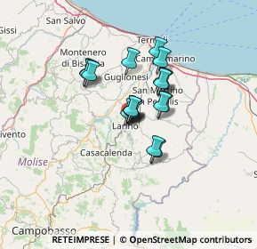 Mappa Piazza dei Frentani, 86035 Larino CB, Italia (8.86833)