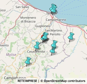 Mappa Piazza dei Frentani, 86035 Larino CB, Italia (12.78636)