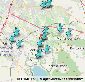 Mappa Via Conti di Tuscolo, 00044 Frascati RM, Italia (3.95375)