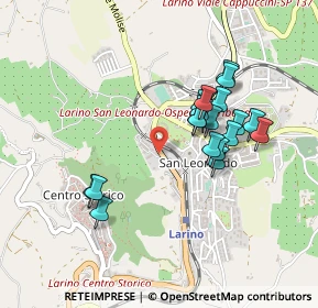 Mappa Via F.lli Battis, 86035 Larino CB, Italia (0.4265)