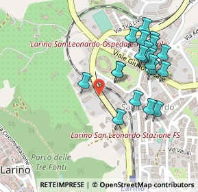 Mappa Via F.lli Battis, 86035 Larino CB, Italia (0.259)