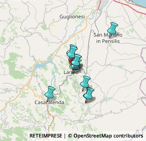 Mappa Via F.lli Battis, 86035 Larino CB, Italia (4.34364)