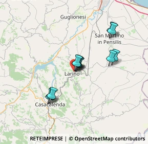 Mappa Via F.lli Battis, 86035 Larino CB, Italia (6.03455)