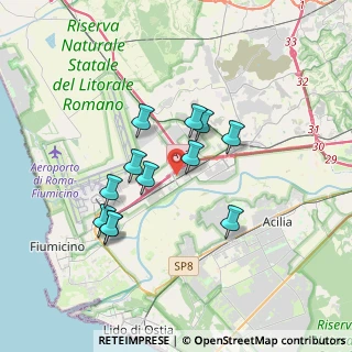 Mappa Via delle Arti, 00054 Fiumicino RM, Italia (3.21)
