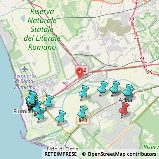 Mappa Via delle Arti, 00054 Fiumicino RM, Italia (5.8)