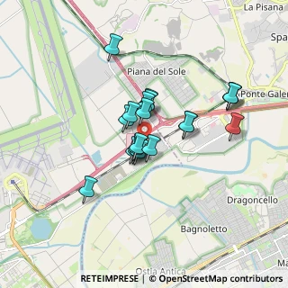 Mappa Via delle Arti, 00054 Fiumicino RM, Italia (1.3975)