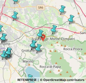 Mappa Via del Tuscolo, 00044 Frascati RM, Italia (6.435)