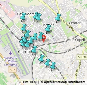 Mappa Via Alessandro Guidoni, 00043 Ciampino RM, Italia (0.913)