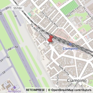 Mappa Via della Folgarella, 65, 00043 Ciampino, Roma (Lazio)
