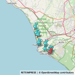 Mappa Via delle Patelle, 00054 Fiumicino RM, Italia (6.10818)