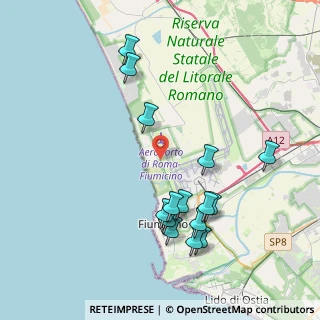 Mappa Via delle Patelle, 00054 Fiumicino RM, Italia (4.44867)