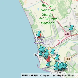 Mappa Via delle Patelle, 00054 Fiumicino RM, Italia (6.4905)