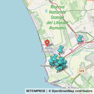 Mappa Via delle Patelle, 00054 Fiumicino RM, Italia (4.565)