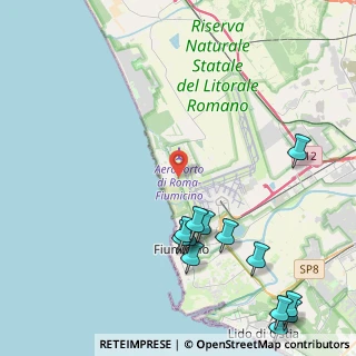 Mappa Via delle Patelle, 00054 Fiumicino RM, Italia (6.02769)