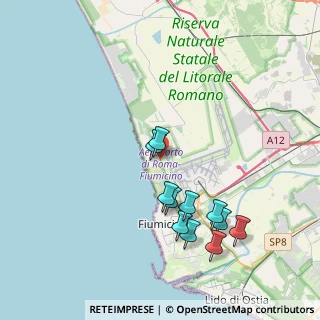 Mappa Via delle Patelle, 00054 Fiumicino RM, Italia (4.05909)