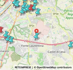 Mappa Via della Chiesa del Presidio, 00143 Roma RM, Italia (3.22263)