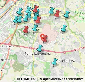 Mappa Via della Chiesa del Presidio, 00143 Roma RM, Italia (2.2845)