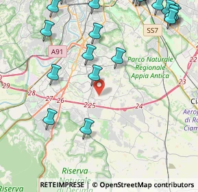 Mappa Via della Chiesa del Presidio, 00143 Roma RM, Italia (6.297)