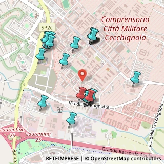 Mappa Via della Chiesa del Presidio, 00143 Roma RM, Italia (0.5087)