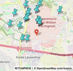 Mappa Via della Chiesa del Presidio, 00143 Roma RM, Italia (1.087)