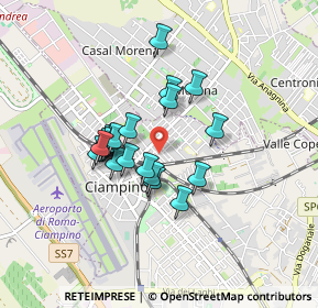 Mappa Via Antonio Locatelli, 00043 Ciampino RM, Italia (0.698)