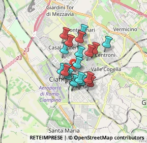 Mappa Via Antonio Locatelli, 00043 Ciampino RM, Italia (1.0925)