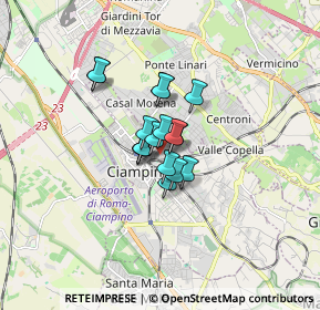 Mappa Via Antonio Locatelli, 00043 Ciampino RM, Italia (0.92235)