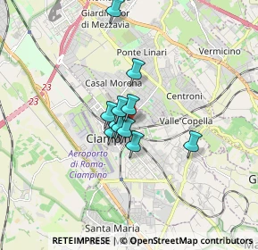 Mappa Via Antonio Locatelli, 00043 Ciampino RM, Italia (1.09818)